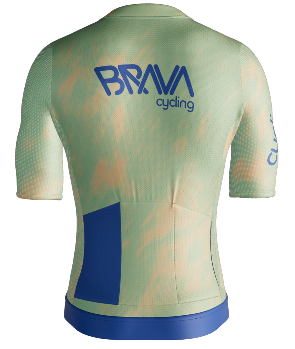 Maillot verde – vista trasera